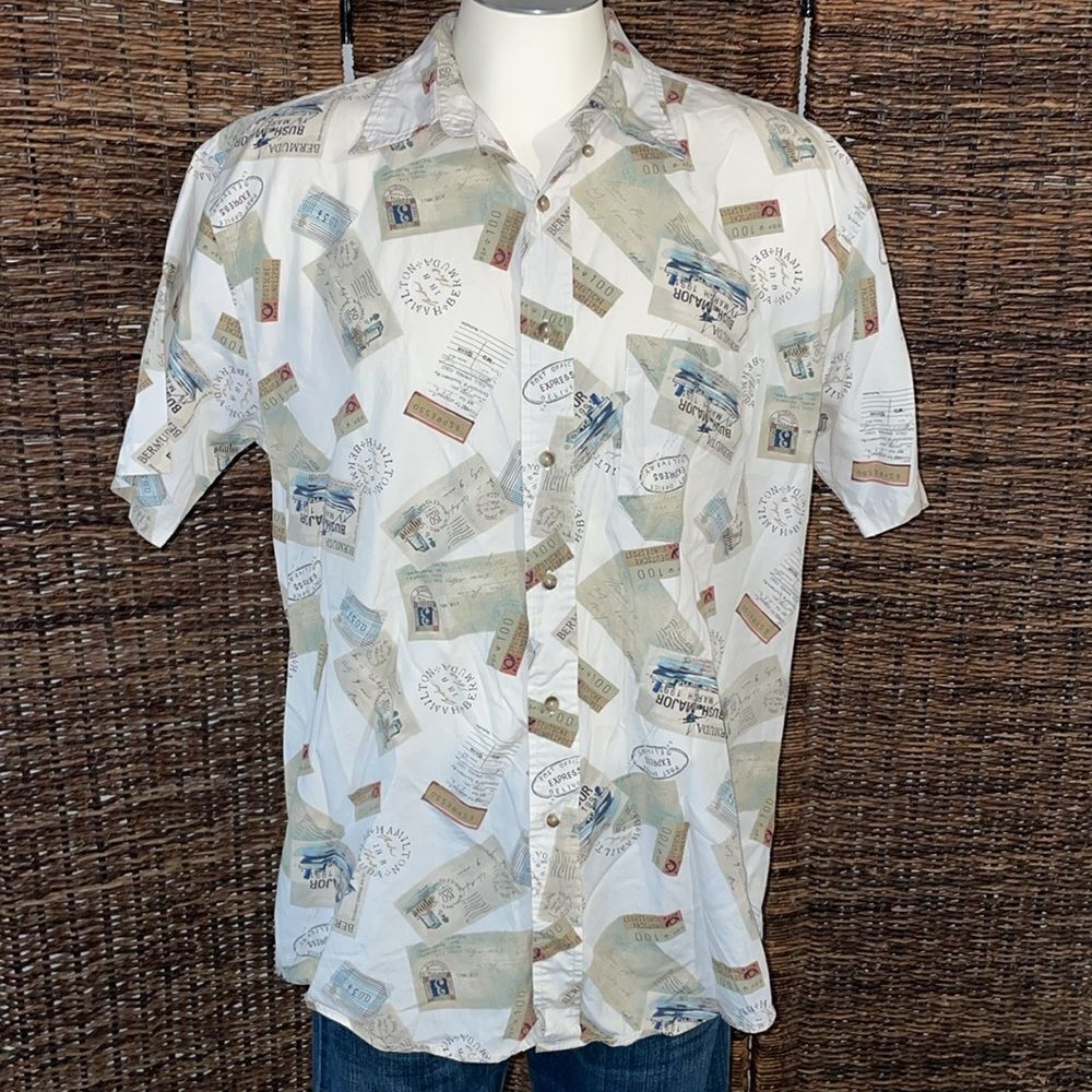 Pendleton Short Sleeve Button Down Size L - image 3